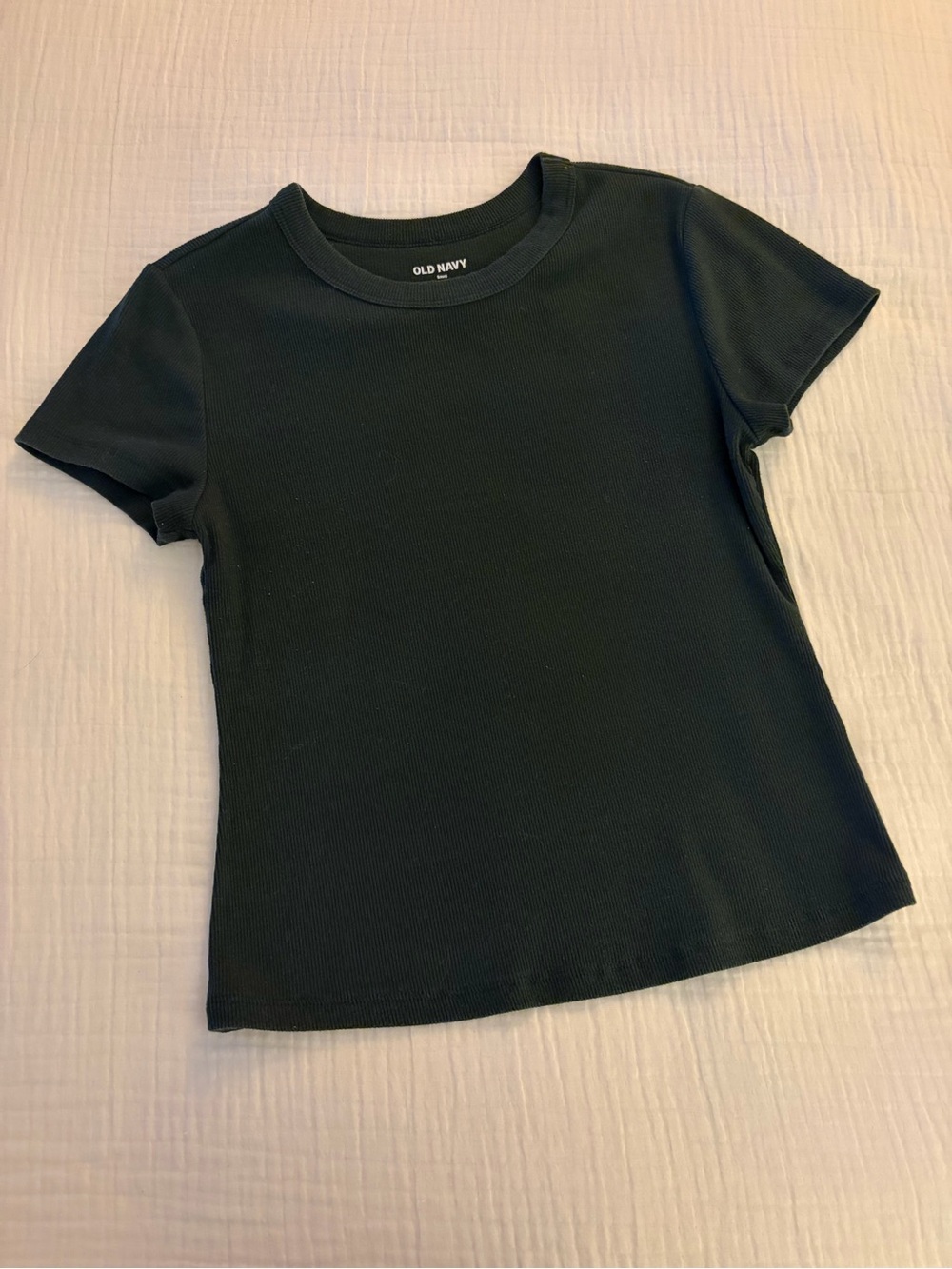 Old Navy Hunter Green  Short-Sleeve Ribbed Tee